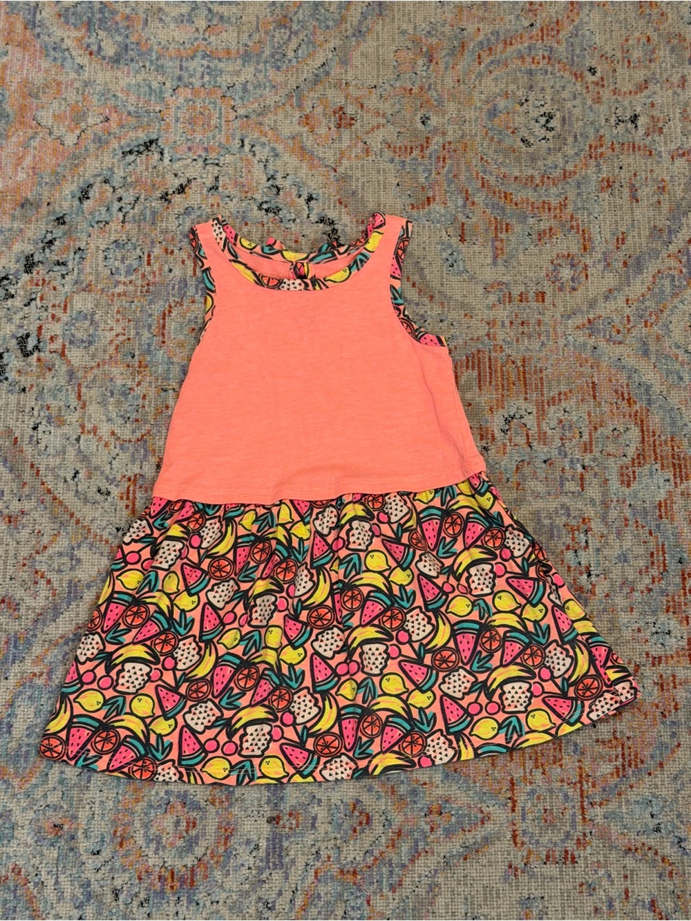 Circo Tutti Frutti Fruit Print Toddler Tank Dress size 2t